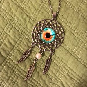 Dream catcher necklace, new